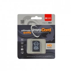 IMRO MicroSDHC 8GB kl.4 z adapterem