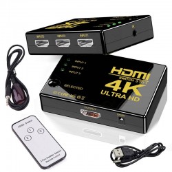 Aktywny rozdzielacz HDMI 1.4b 3D 4K Switch splitter...